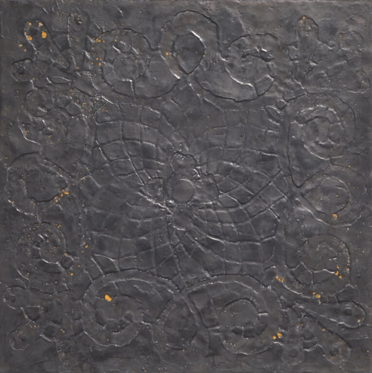 Graphite Painting No. 8, (Titanium Orange), 2015